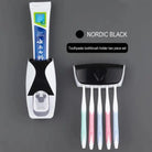 Automatic Toothpaste Dispenser With Toothbrush Holder