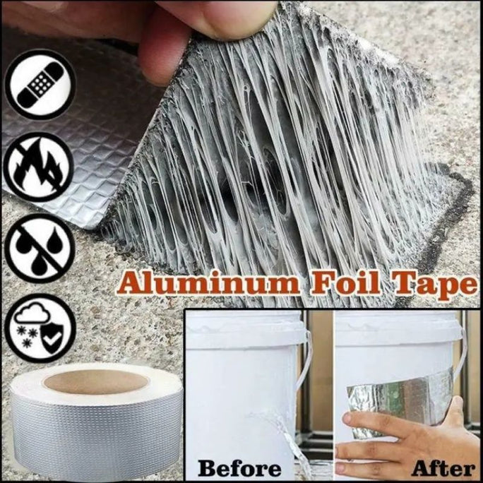 Waterproof Butyl Aluminum Repair Tape 1.5M