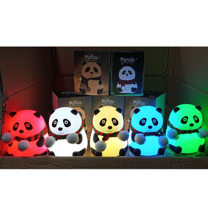 7 Color Changing Rechargeable Panda Night Lamp