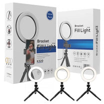 16cm LED Ring Light With Adjustable Tripod