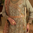 Sara Jahan SJ-1066 Rang-e-Bahar Chiffon Sage Green 4 pc Suit
