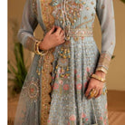 Sara Jahan SJ-1065 Rang-e-Bahar Chiffon Powder Blue 4 pc Suit