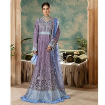 Sara Jahan SJ-1024 Rang-e-Bahar Net Mauve 4Pc Suit