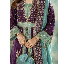 Sara Jahan SJ-1023 Rang-e-Bahar Chiffon Plum 4Pc Suit