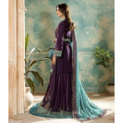 Sara Jahan SJ-1023 Rang-e-Bahar Chiffon Plum 4Pc Suit