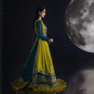 Sara Jahan SJ-1003 Rang-e-Bahar Chiffon Teal 4Pc Suit
