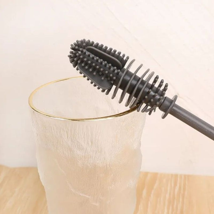 Long Handle Silicone Bottle & Cup Cleaning Brush