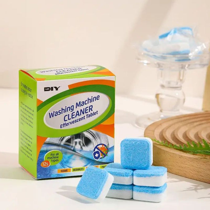 Washing Machine Detergent Cleaner Deep Cleaning Tablets 12 Pcs