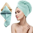 Hair Dryer Cap Towel Wrap 100% Cotton Quick Dry Turban