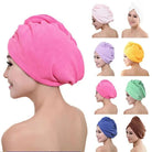 Hair Dryer Cap Towel Wrap 100% Cotton Quick Dry Turban