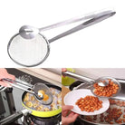 Stainless Steel Frying Oil Strainer Spoon With Clip