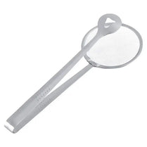 Stainless Steel Frying Oil Strainer Spoon With Clip