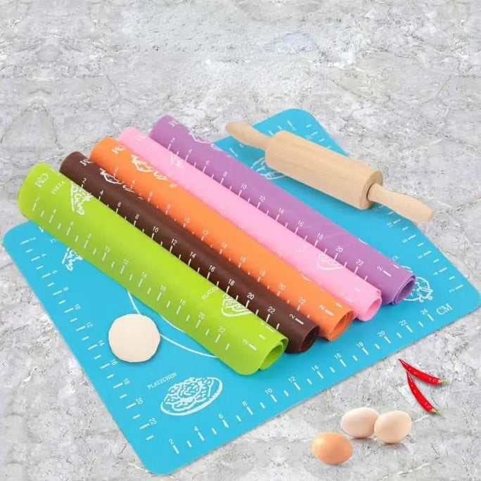 Anti-Slip Silicone Baking Mat Non-Stick Rolling Dough Pad