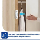 Ultra Thin Magnetic Cabinet Door Catch Stainless Steel Adhesive Magnetic Latch