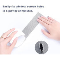 Self Adhesive Window Screen Repair Mesh Tape Anti Insect Mosquito Patch 2 Meter