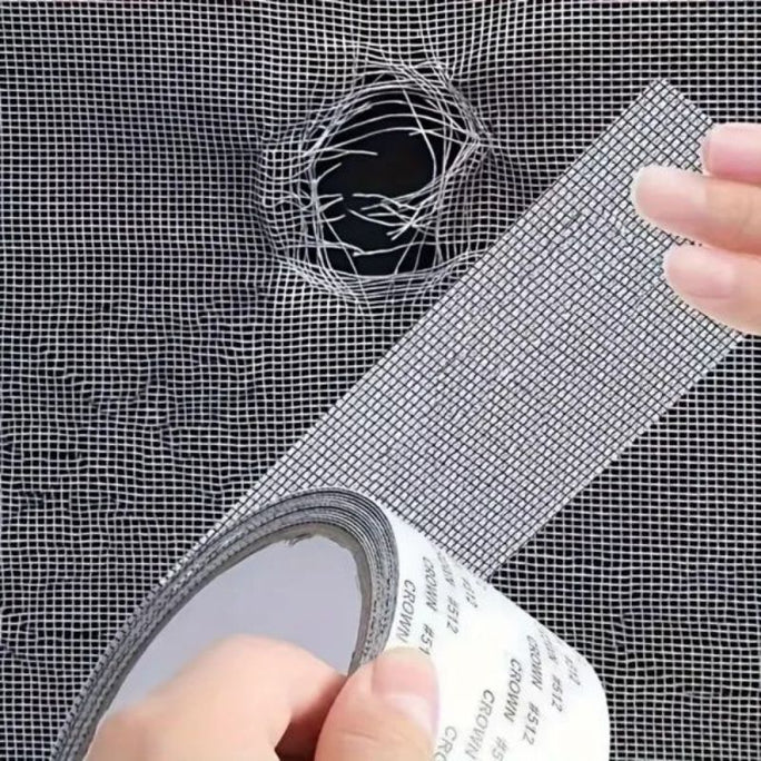 Self Adhesive Window Screen Repair Mesh Tape Anti Insect Mosquito Patch 2 Meter