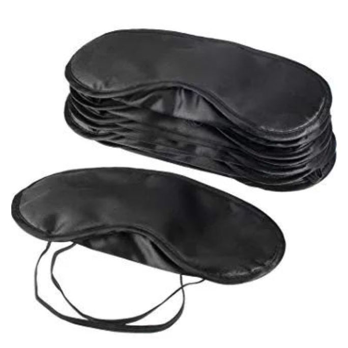 Soft Black Sleeping Eye Mask For Travel