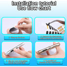 Mobile Phone Dustproof Speaker Mesh Stickers 10 Pcs
