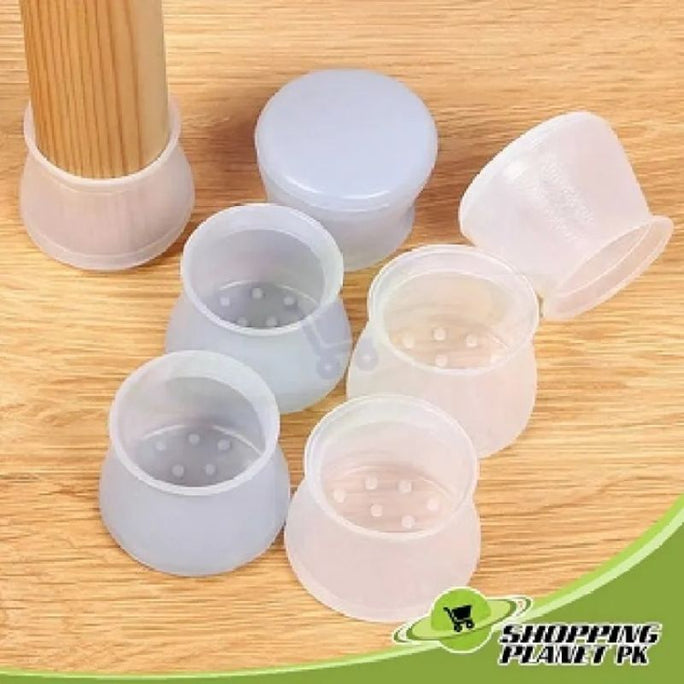 Silicone Furniture Leg Caps Non Slip Floor Protector Pads 4 Pcs
