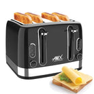 Anex AG-3009 Deluxe 4 Slice Toaster With Official Warranty