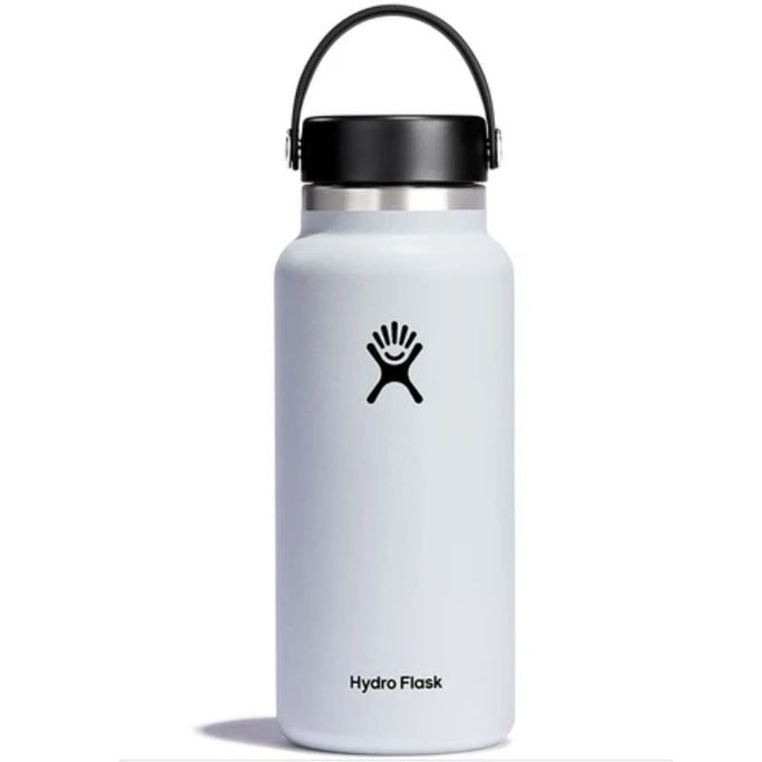 Hydro Flask 32 OZ Wide Mouth Flex Cap White (810007831572)