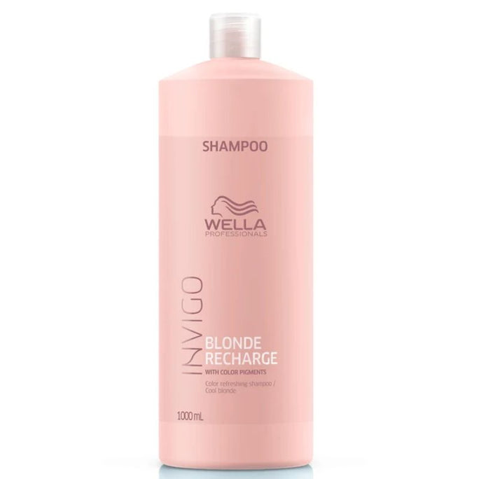 Wella Professionals Wella Invigo Cool Blonde Recharge Shampoo 1000ml (4064666043654)