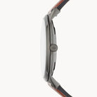 Fossil FS5479 Men’s Quartz Leather Strap Grey Dial 42mm Watch