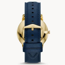 Fossil FS5789 Men’s Quartz Leather Strap Blue Dial 44mm Watch