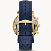 Fossil FS5790 Men’s Chronograph Quartz Leather Strap Blue Dial 44mm Watch
