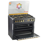 Welcome WC-400-U 5 Brass Burner 34" Cooking Range With EM Coating