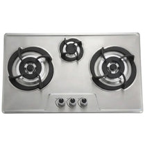 Welcome HS-193 Hob Steel Round 3 Burner 29" Inches
