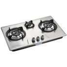Welcome HS-193 Hob Steel Round 3 Burner 29" Inches