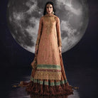 Sara Jahan AD-003 Rang-e-Bahar Silk Salmon 4Pc Suit