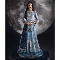 Sara Jahan SJ-1008 Rang-e-Bahar Chiffon Ice Blue 4Pc Suit