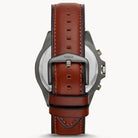 Fossil FS5770 Men’s Chronograph Quartz Brown Leather Strap Grey Dial 44mm Watch