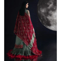 Sara Jahan SJ-1007 Rang-e-Bahar Chiffon Pastel Green 4Pc Suit