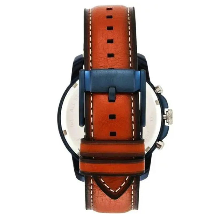 Fossil FS5151 Men’s Chronograph Quartz Brown Leather Strap Blue Dial 44mm Watch