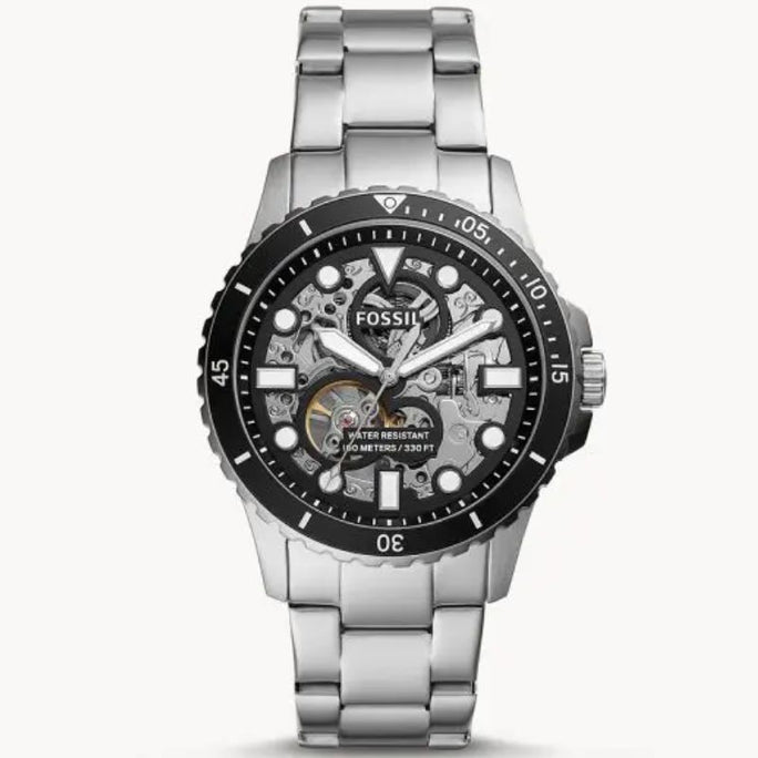 Fossil ME3190 Men’s Automatic Stainless Steel Black Dial 42mm Watch