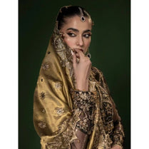 Sara Jahan mahru-5 Rang-e-Bahar Net Black 4Pc Suit