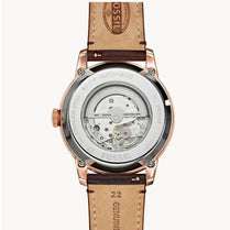 Fossil ME3105 Men’s Automatic Leather Strap Beige Dial 44mm Watch