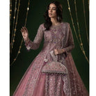 Sara Jahan Nayab-26 Rang-e-Bahar Net Tea Rose Pink 4Pc Suit