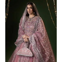 Sara Jahan Nayab-26 Rang-e-Bahar Net Tea Rose Pink 4Pc Suit
