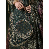 Sara Jahan sitara-23 Rang-e-Bahar Silk Dark Green 4Pc Suit
