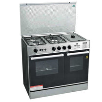 Welcome WC-601 3 Burner Plus Fryer 6 in 1 Gas Cooking Range