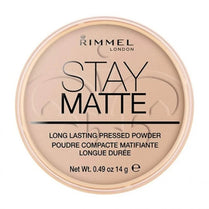 Rimmel London Stay Matt Pressed Powder Silky Beige 034-005 (3607345064543)