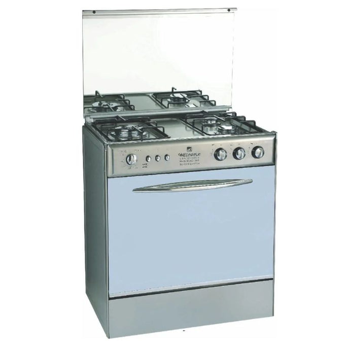 Welcome WC-909 3 Burner 27" Cooking Range Stainless Steel Body