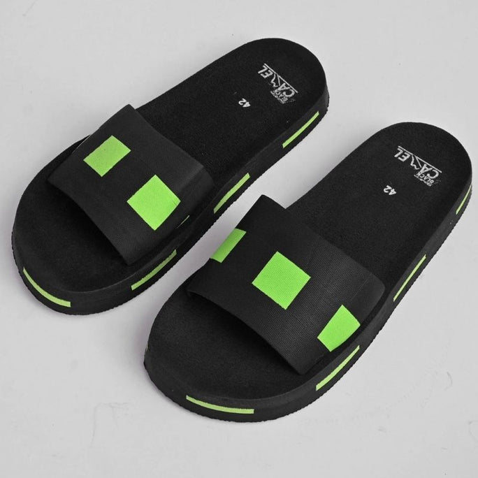 Black Camel Box Style Slides