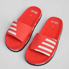 Black Camel Line Style Slide Shoes