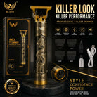 Professional Vintage T9 Hair Trimmer – Engraved Dragon Zero-Gapped