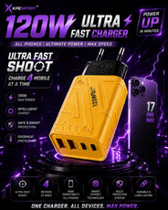 XPESPORT 120W GaN Fast Charger with Type-C Cable